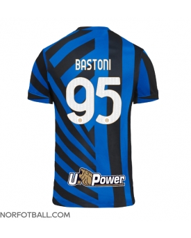 Billige Fotballdrakt Inter Milan Alessandro Bastoni #95 Replika Hjemmedrakt 2024-25 Kortermet